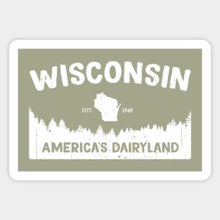 Wisconsin, Midwest State Motto Magnet